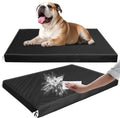 Cama Ortopédica de Piel con Memory Foam — Descanso Confortable para Perros Pequeños, Medianos y Grandes