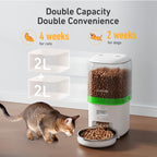 Yuposl — Comedero Automático Programable para Gatos y Perros con Control de Porciones y Batería de 180 Días