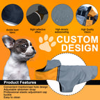 Impermeable para Perro con Tiras Reflectantes y Capucha
