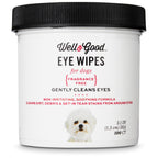Well & Good — Toallitas Húmedas para los Ojos de Perros, Paquete de 100 Toallitas para Limpieza Ocular