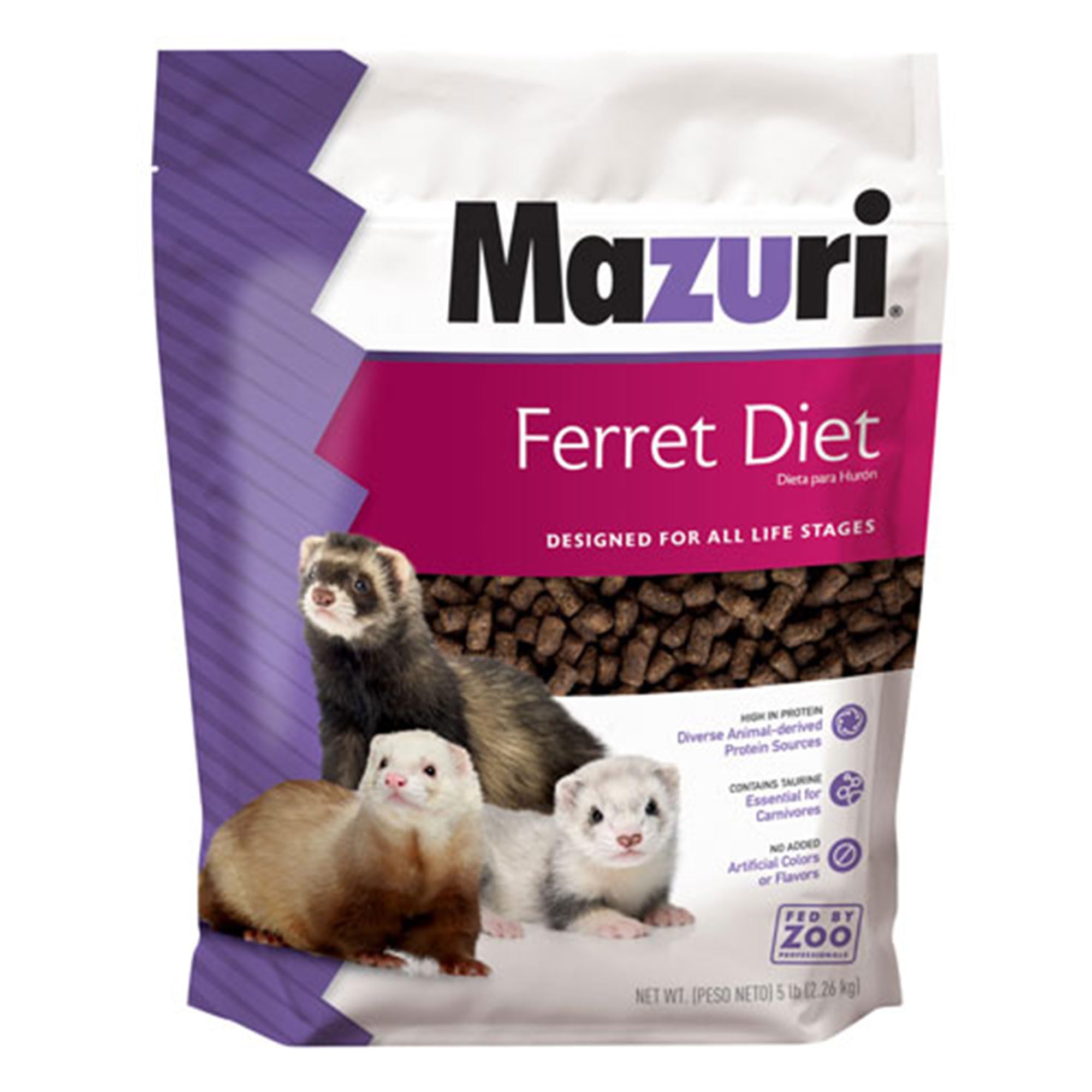 Mazuri Ferret Food — Alimento Seco Alto en Proteínas para Hurones