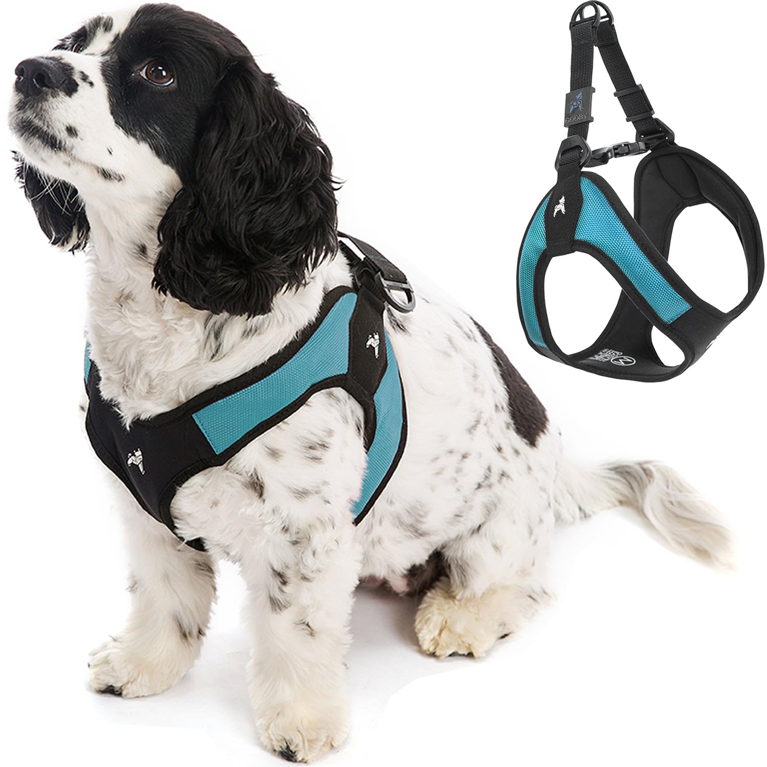 Gooby Escape Free Easy Fit — Arnés Antijale con Diseño Step-In y Hebilla de Liberación Rápida para Perros Pequeños y Medianos