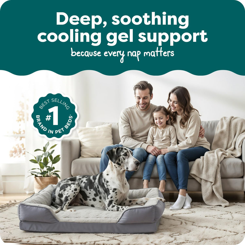 Furhaven Cooling Gel — Cama con Gel Refrescante para Perro