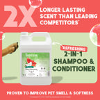 TropiClean Shampoo Galón — Shampoo Natural de Limpieza Profunda para Perros y Gatos