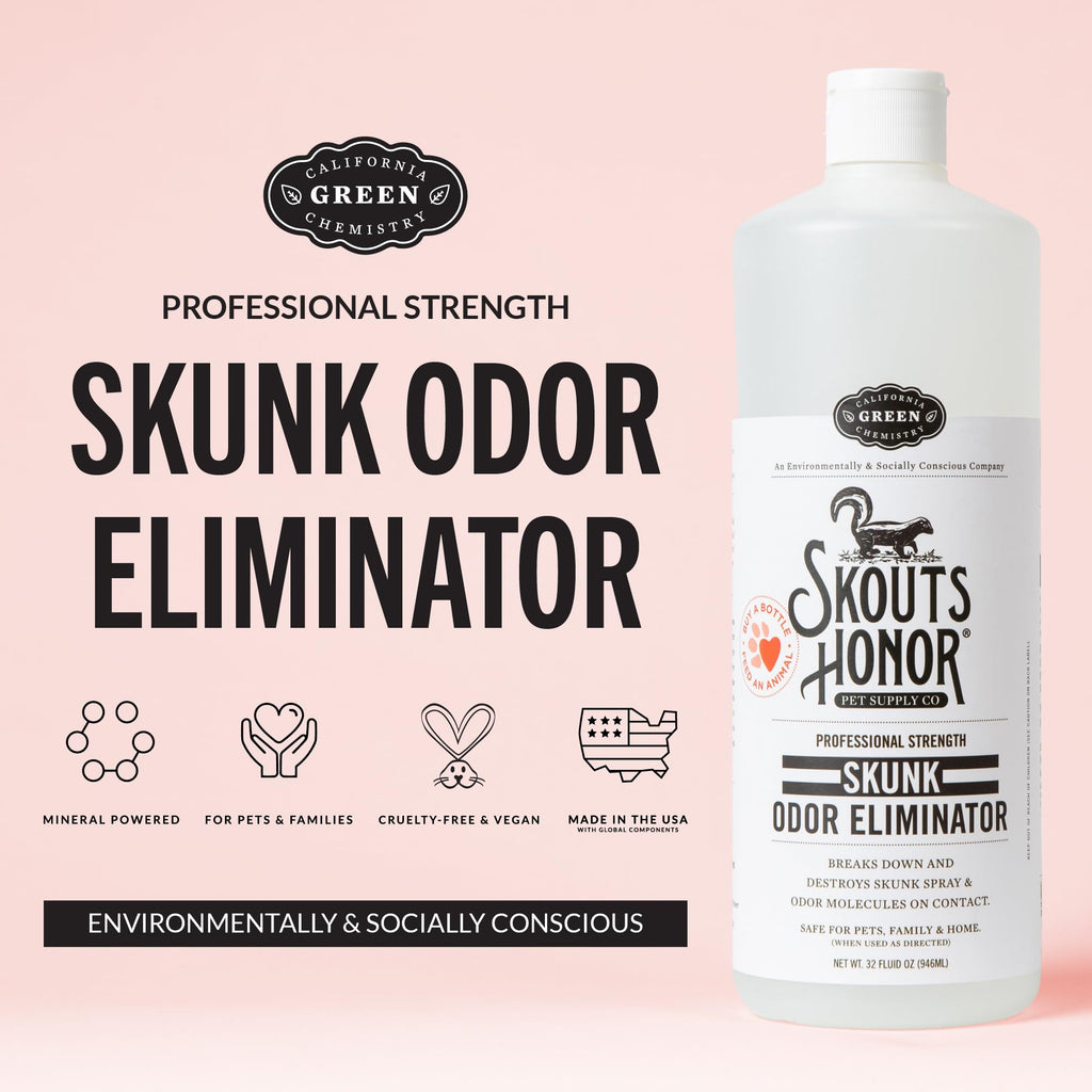 Skout's Honor Eliminador de Olores — Desodorizante de Origen Vegetal para Olores Fuertes de Mascotas, Biodegradable y Ecológico