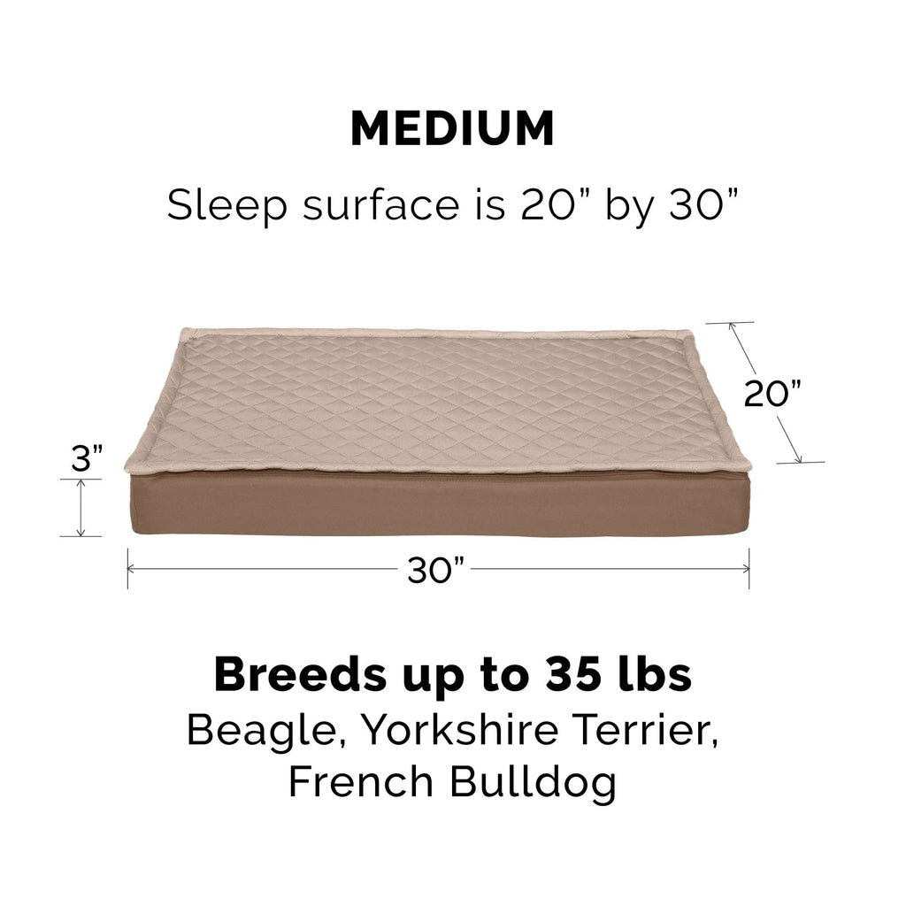Furhaven — Cama Ortopédica con Cubierta Lavable y Desmontable para Perro