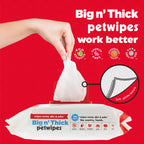 Petkin Pet Wipes — Toallitas Húmedas para Perros y Gatos, Limpieza de Orejas, Cara, Ojos y Cuerpo