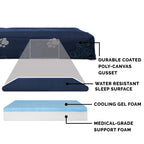 Furhaven — Cama Ortopédica con Cubierta Lavable y Desmontable para Perro