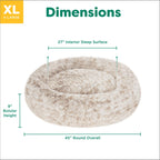 FurHaven Calming Cuddler — Cama Donut Calmante de Peluche para Perros y Gatos