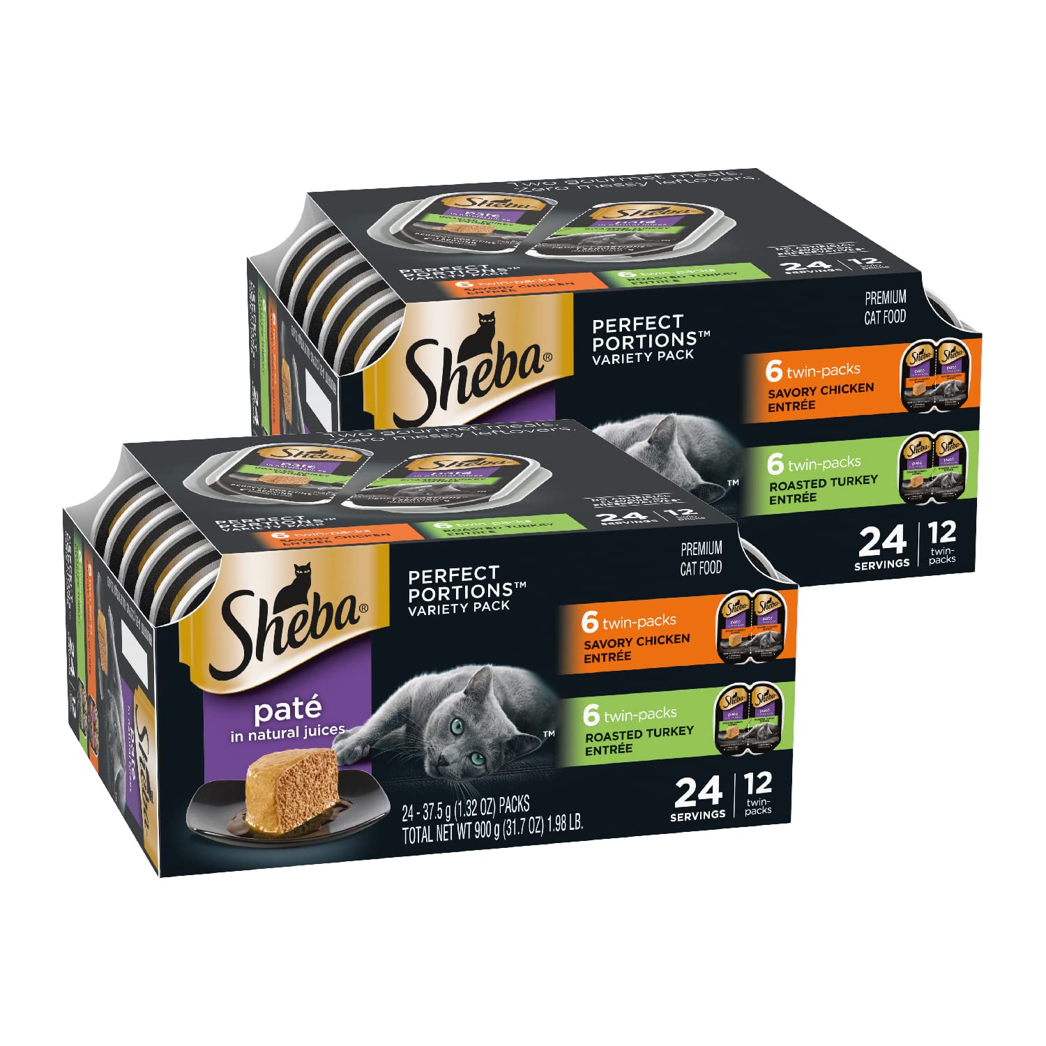 Sheba Perfect Portions — Alimento Húmedo en Paté para Gato Adulto