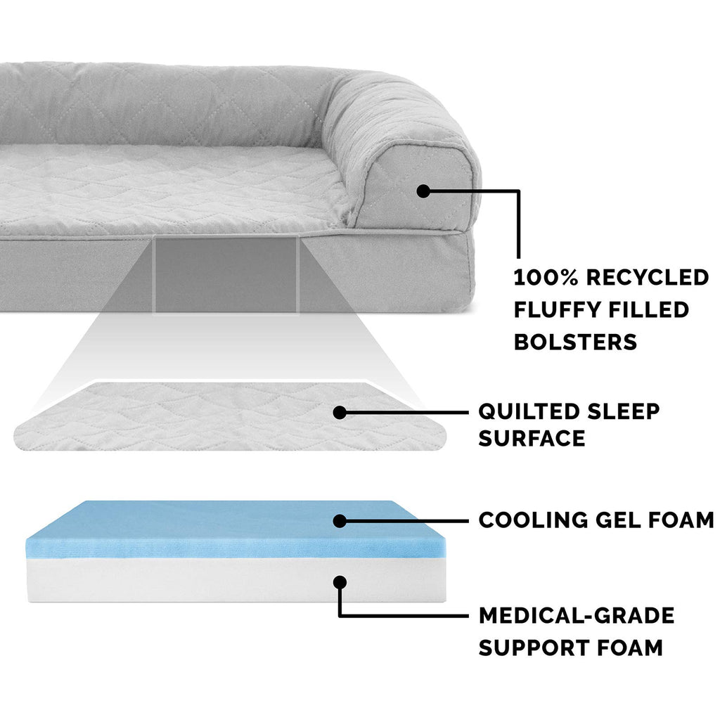 Furhaven Cooling Gel — Cama Refrescante con Gel para Perro