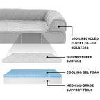 Furhaven Cooling Gel — Cama Refrescante con Gel para Perro