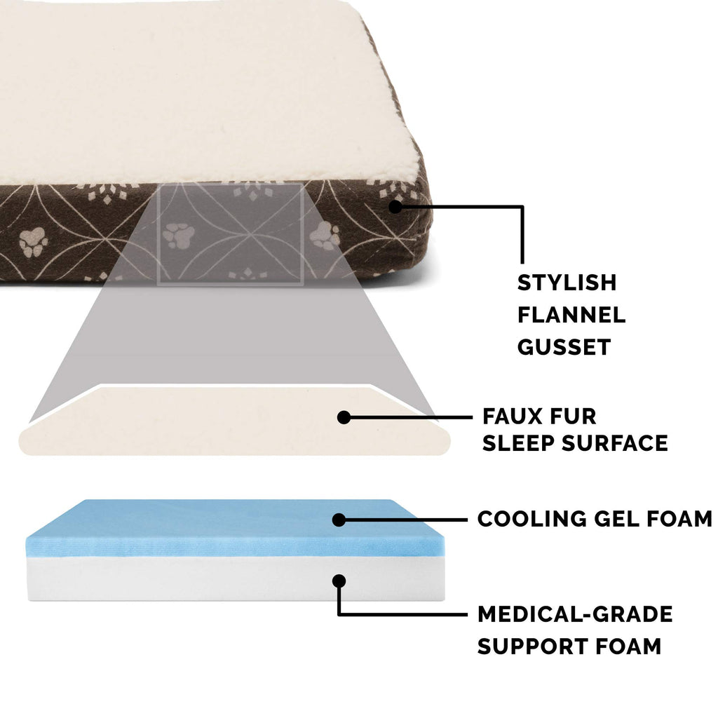 Furhaven — Cama Ortopédica con Cubierta Lavable y Desmontable para Perro