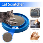 LYCTDD — Rascador Interactivo con Pista de Bolas y Tablero Rascador para Gatos Adultos y Gatitos de Interior