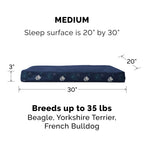 Furhaven — Cama Ortopédica con Cubierta Lavable y Desmontable para Perro