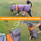 Impermeable para Perro con Tiras Reflectantes y Capucha