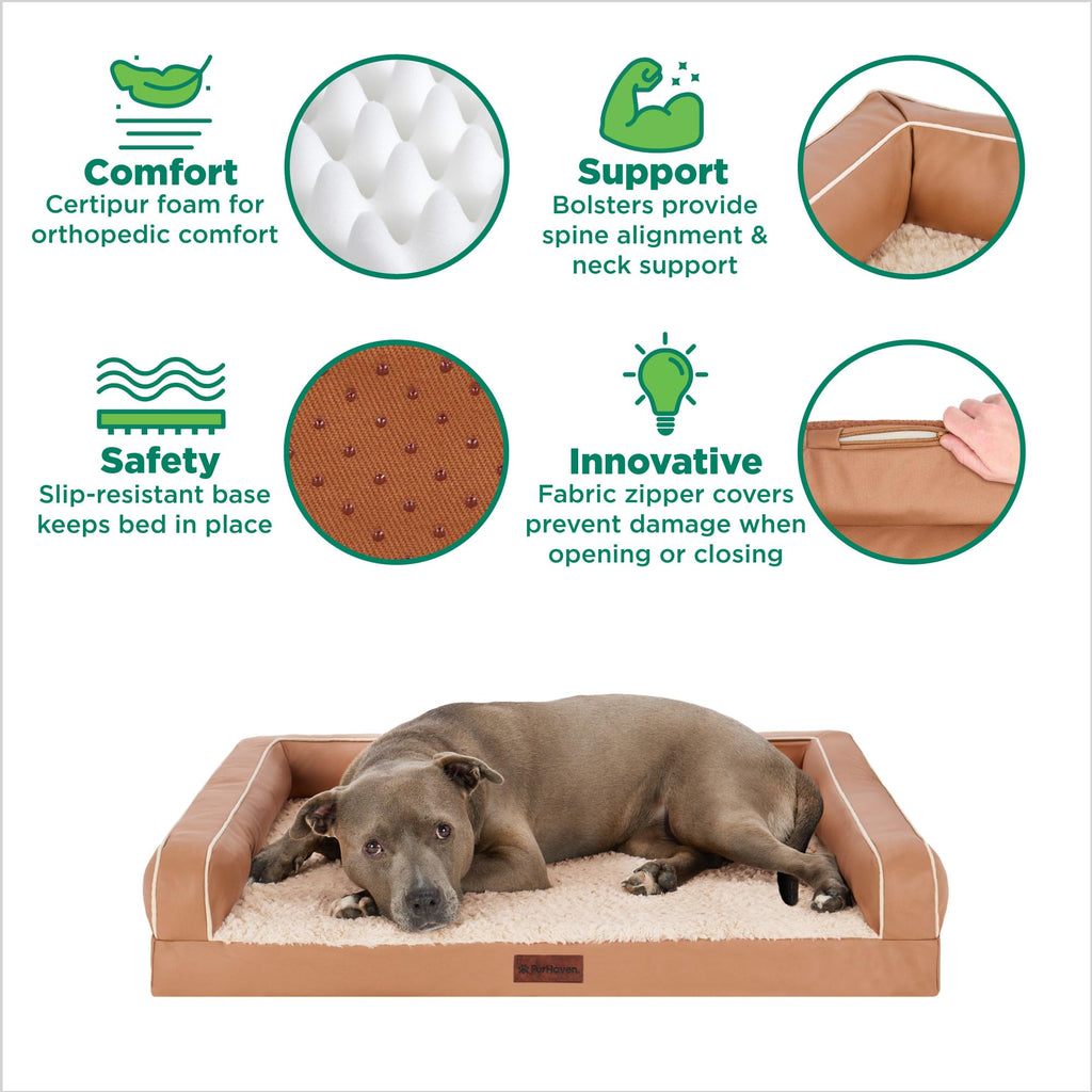 Furhaven Cooling Gel — Cama Refrescante con Gel para Perro