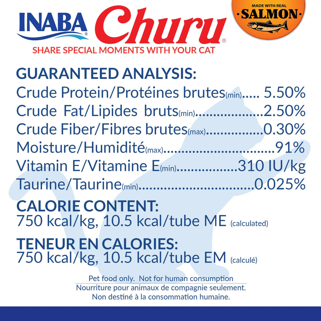 INABA Churu — Snack Cremoso Lickable sin Granos con Vitamina E y Taurina para Gato