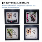 OtterPets — Urna Memorial para Cenizas de Mascotas con 4 Tipos de Exhibición, Kit de Huella y Bolsa de Franela para Perros y Gatos