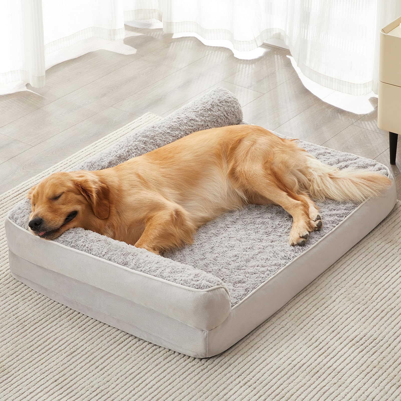 BFPETHOME — Cama Ortopédica Impermeable Estilo Sofá con Cubierta Lavable y Base Antiderrapante para Perros