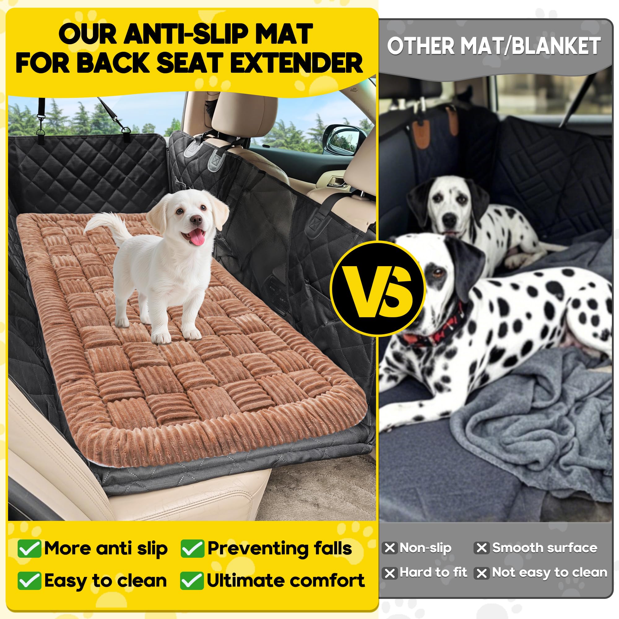 Loiion — Cama para Perro con Diseño Escocés y Funda Protectora para Sofá