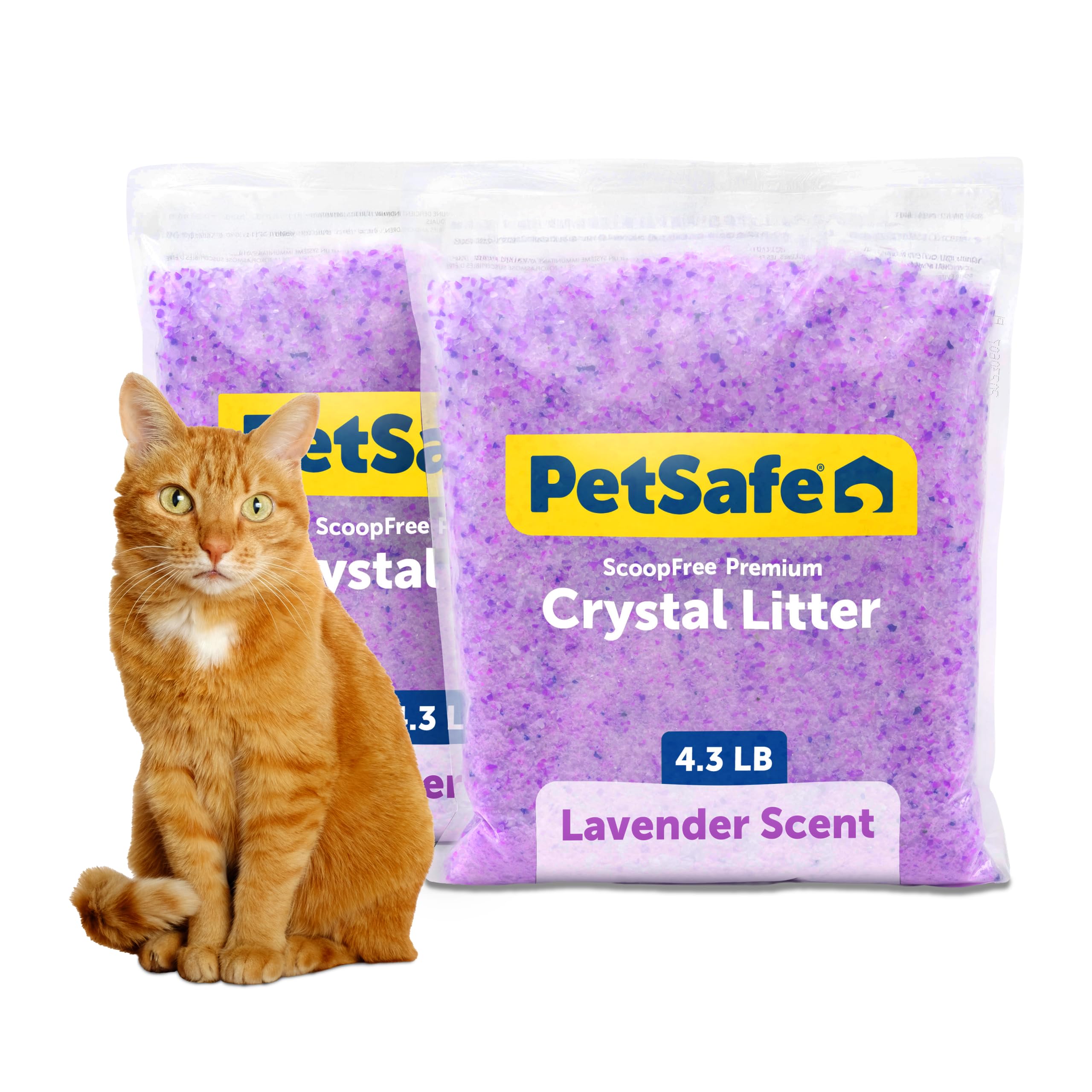 PetSafe ScoopFree — Arena de Cristales de Sílica Premium para Gato, Control de Olores 5 Veces Superior