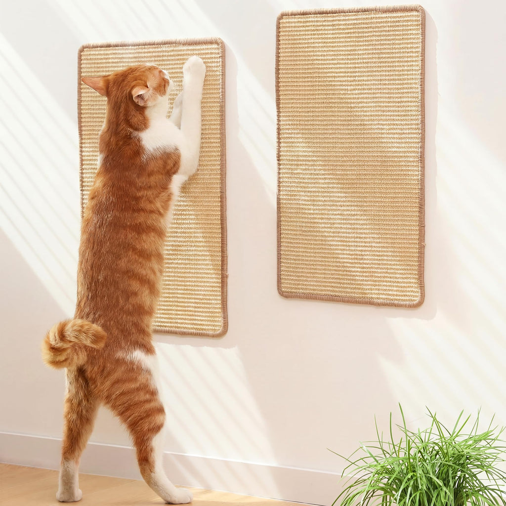 FUKUMARU — Tapete Rascador de Sisal Natural para Gato | Protege Tapetes y Sofás