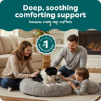 FurHaven Calming Cuddler — Cama Donut Calmante de Peluche para Perros y Gatos