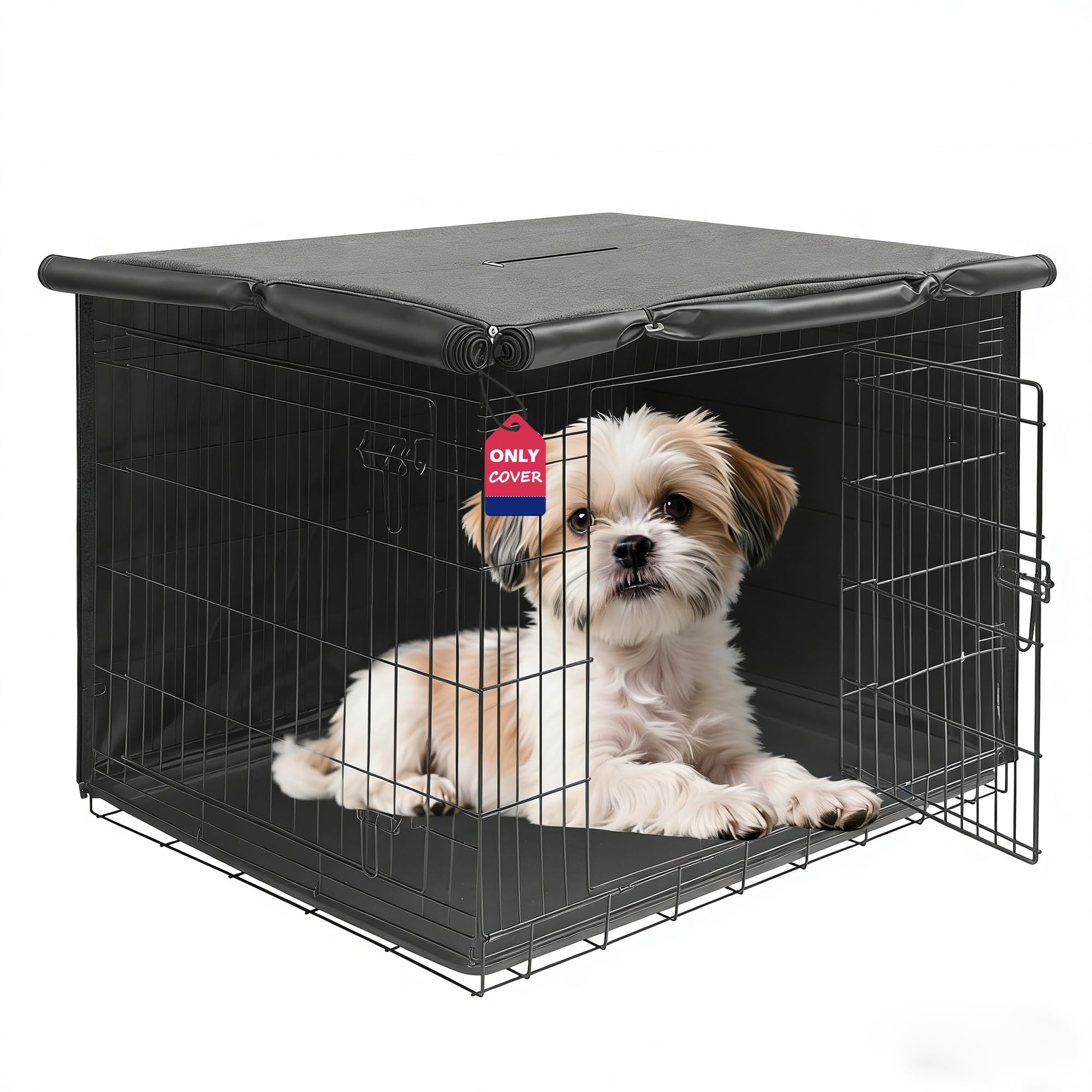 HiCaptain — Cubierta para Jaula de Perro en Poliéster 600D, Resistente al Viento y al Agua, para Uso Interior y Exterior