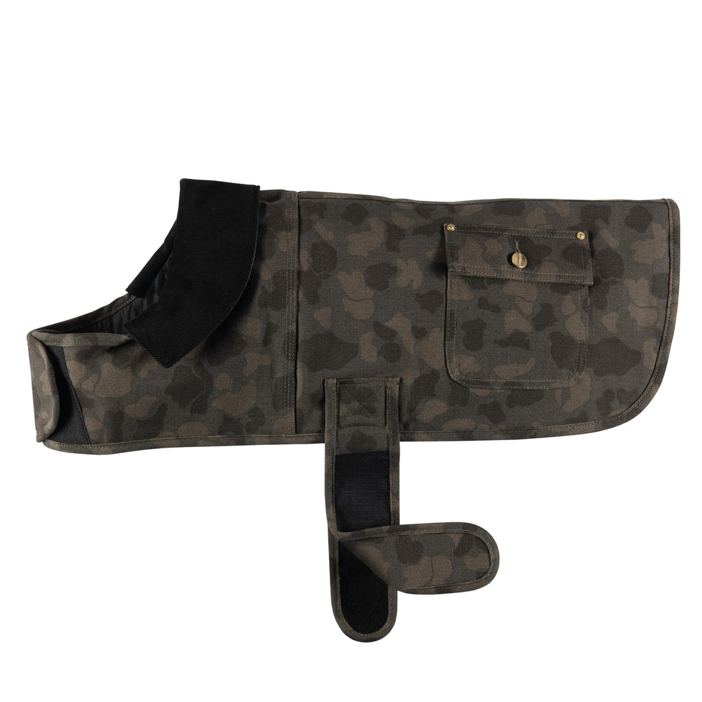 Carhartt Firm Duck — Abrigo Impermeable Acolchado para Perro, Resistente al Viento y Frío