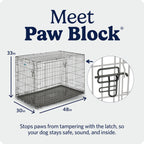 MidWest iCrate — Jaula Plegable de Doble Puerta con Divisor para Perros Medianos