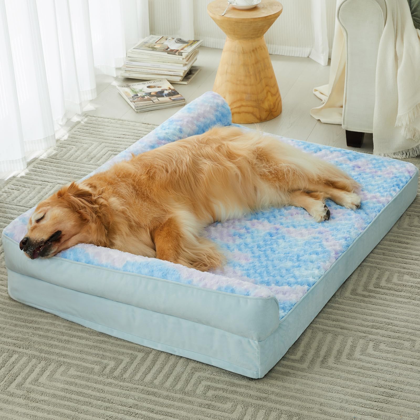 BFPETHOME — Cama Ortopédica Impermeable Estilo Sofá con Cubierta Lavable y Base Antiderrapante para Perros