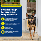 PetSafe Doggy Door — Puerta para Perros en Puertas Corredizas de Vidrio con Altura Ajustable