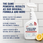 Rocco & Roxie Stain & Odor Eliminator — Eliminador Enzimático de Manchas y Olores para Perros y Gatos