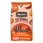 Merrick Lil' Plates — Croquetas Premium Sin Granos con Res y Camote para Perros Pequeños