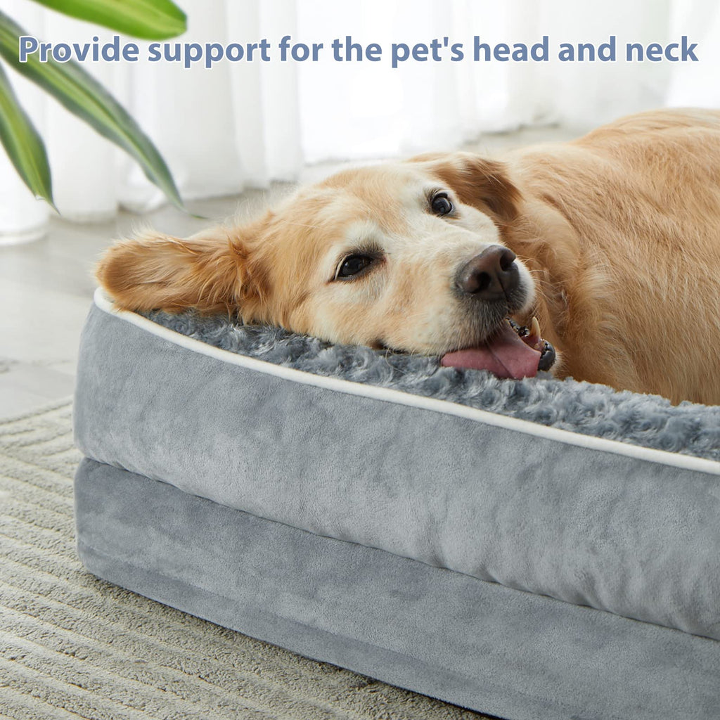BFPETHOME — Cama Ortopédica Impermeable Estilo Sofá con Cubierta Lavable y Base Antiderrapante para Perros