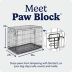 MidWest iCrate — Jaula Plegable de Doble Puerta con Divisor para Perros Medianos