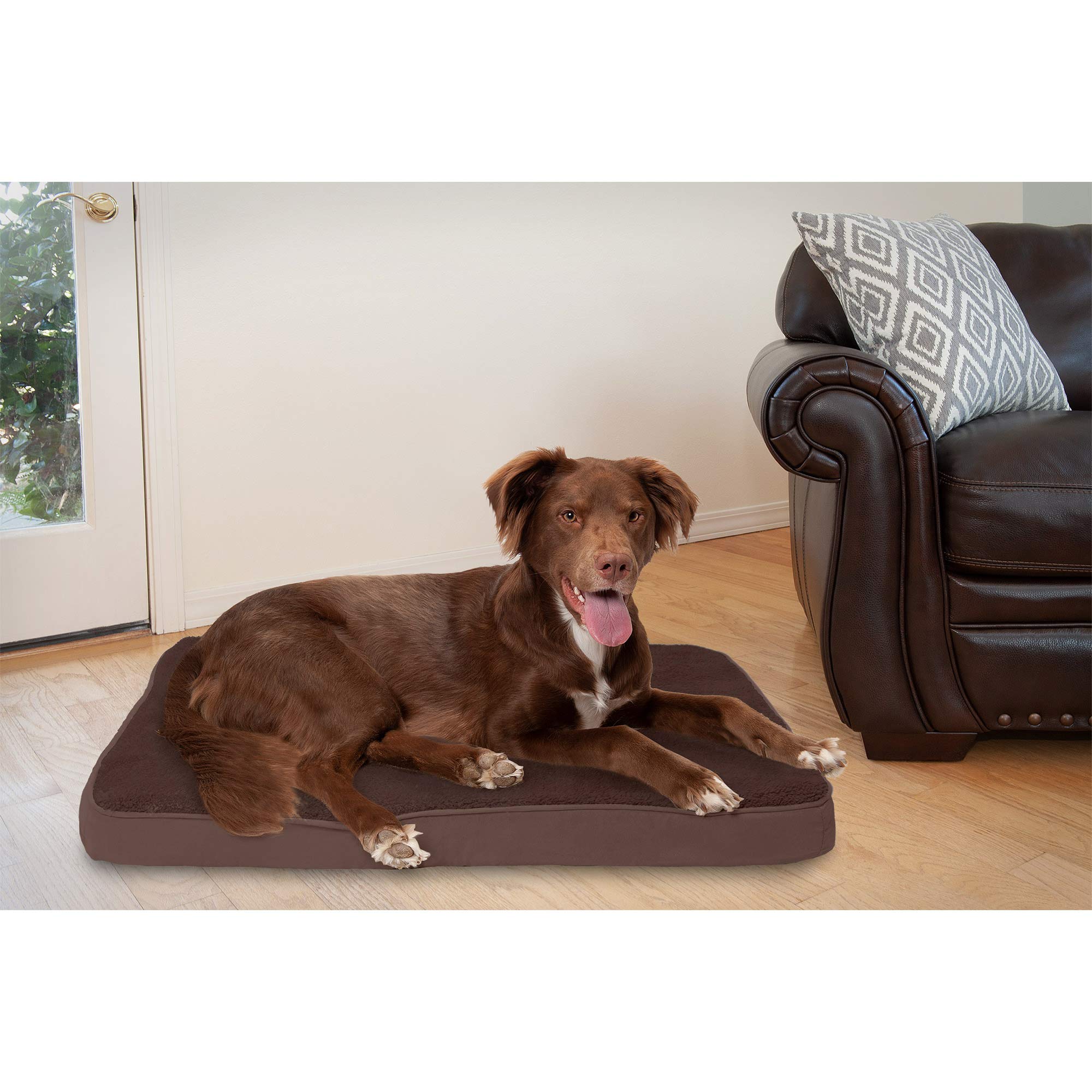 Furhaven — Cama Ortopédica con Cubierta Lavable y Desmontable para Perro