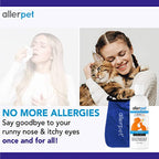 Allerpet Cat Dander Remover — Eliminador de Alérgenos y Caspa para Gato, Fórmula No Tóxica con Eficacia Científicamente Comprobada