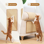 FUKUMARU — Tapete Rascador de Sisal Natural para Gato | Protege Tapetes y Sofás