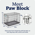 MidWest iCrate — Jaula Plegable de Doble Puerta con Divisor para Perros Medianos