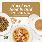 Purina Fancy Feast Purely Natural — Paquete Variado de Snacks para Gatos con Pollo, Atún y Salmón (5 sobres de 10 piezas c/u)