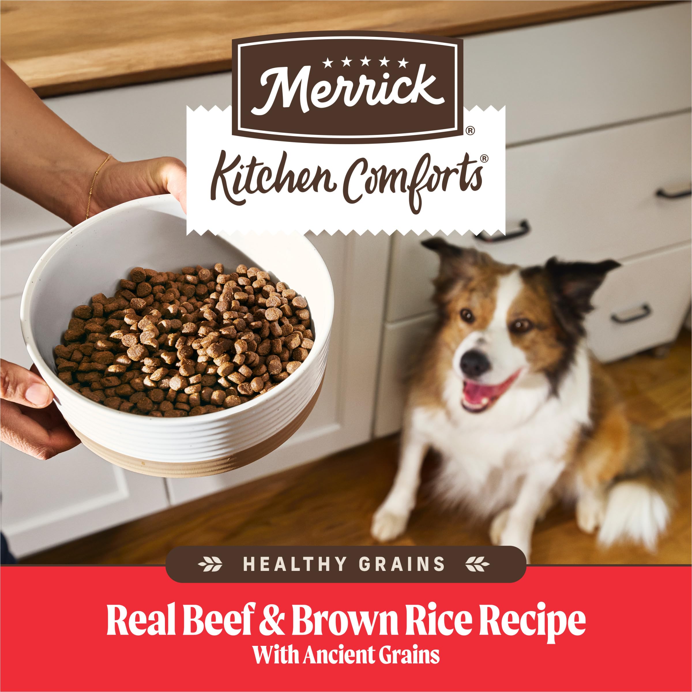 Merrick Classic Healthy Grains — Croquetas con Granos Saludables y Carne Real para Perro