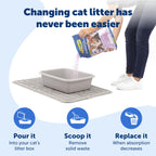 PetSafe ScoopFree — Arena de Cristal con Control de Olores para Gato