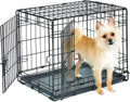 New World — Jaula para Perro Plegable de Metal con Doble Puerta