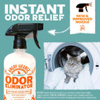 Angry Orange — Eliminador de Olores para Mascotas con Aceite Natural de Naranja para Orina de Perro y Gato, Manchas en Alfombras y Malos Olores