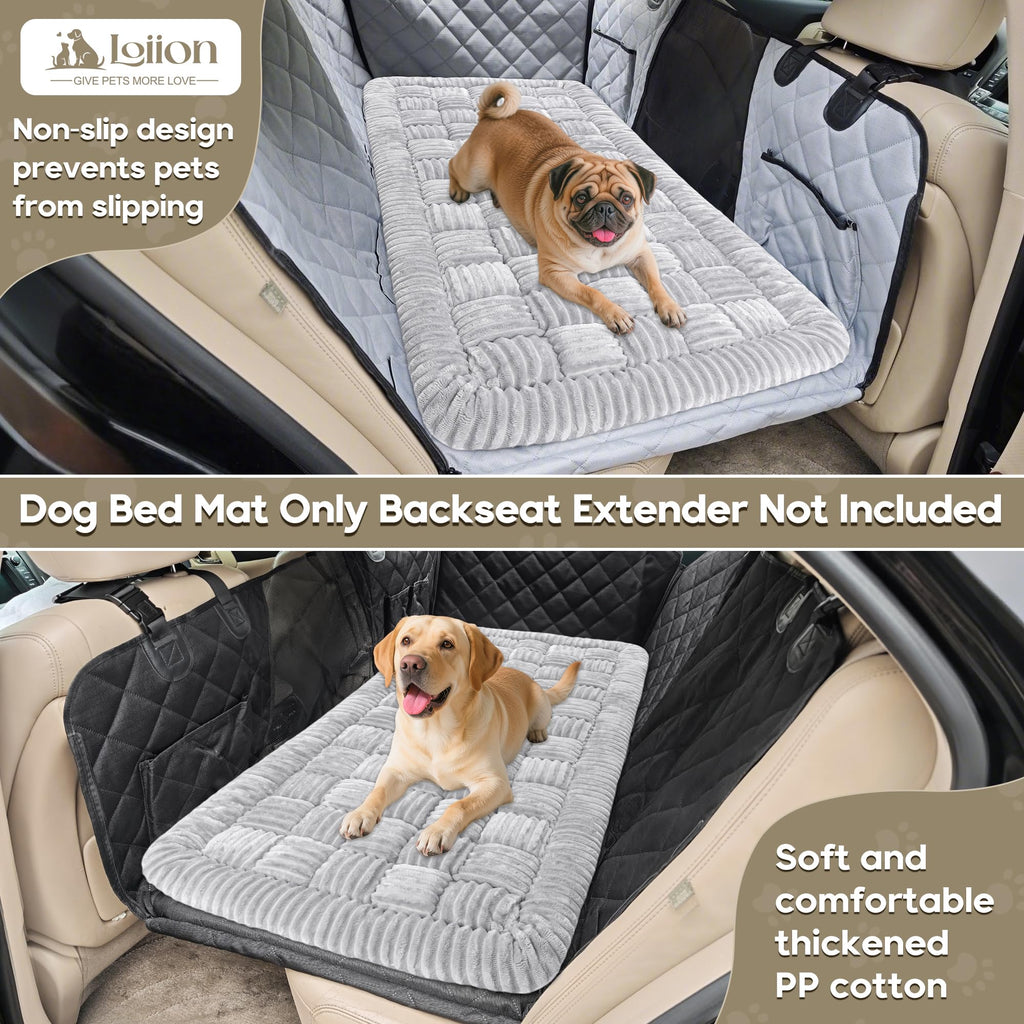 Loiion — Cama para Perro con Diseño Escocés y Funda Protectora para Sofá