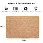 FUKUMARU — Tapete Rascador de Sisal Natural para Gato | Protege Tapetes y Sofás