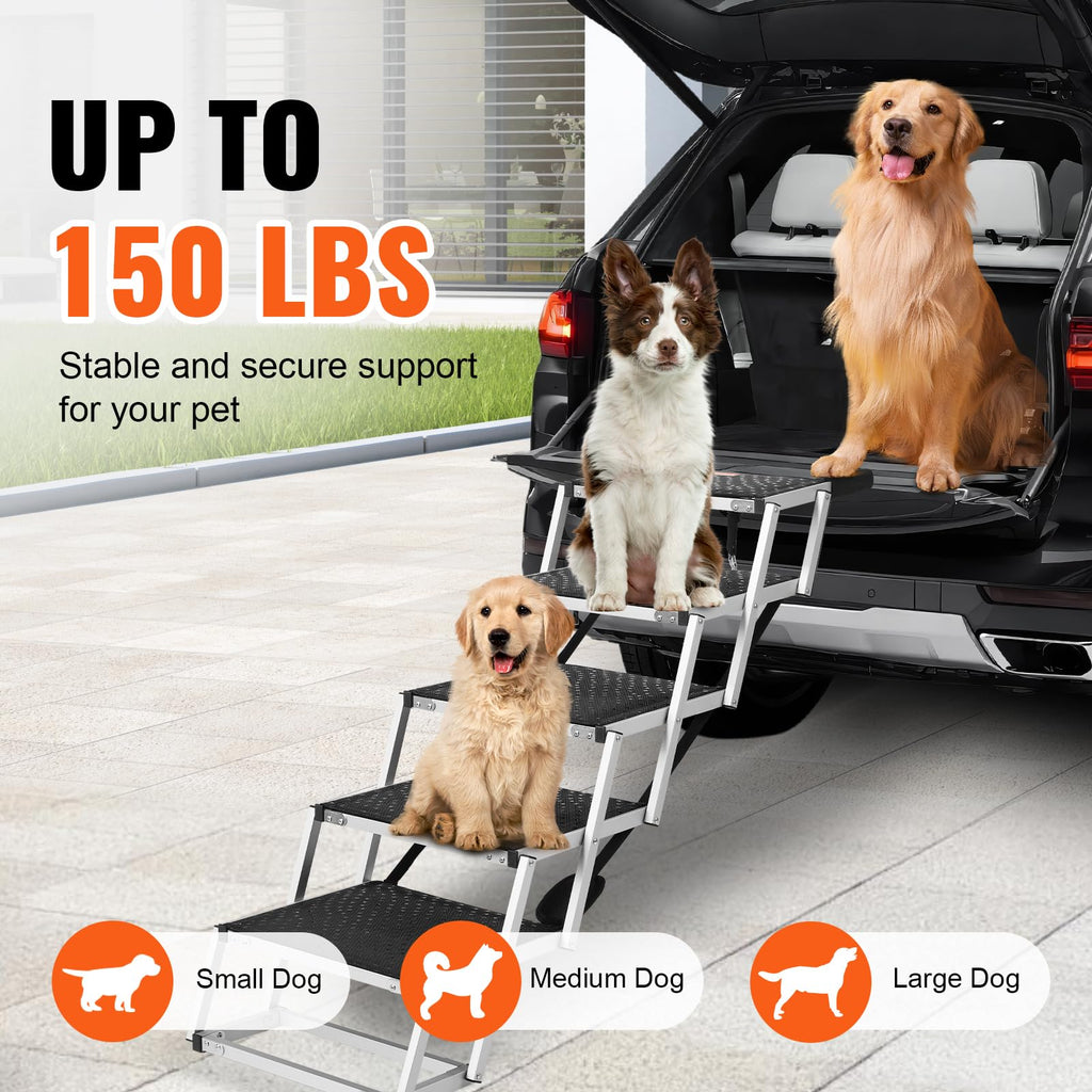 VEVOR — Escalera para Mascotas — Escalones para Subir a Cama, Sofá o Muebles para Perro y Gato