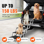 VEVOR — Escalera para Mascotas — Escalones para Subir a Cama, Sofá o Muebles para Perro y Gato
